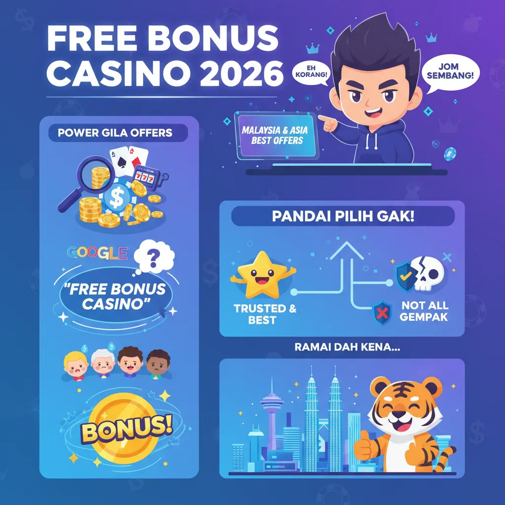 Free bonus casino terbaik di Malaysia dan Asia