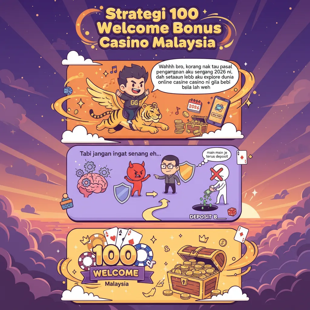 Strategi 100 Welcome Bonus Casino Malaysia