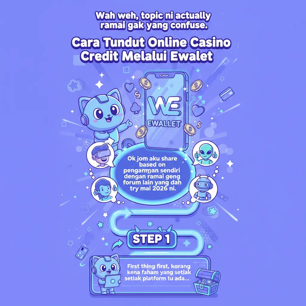 Cara Tuntut Online Casino Credit Melalui Ewallet
