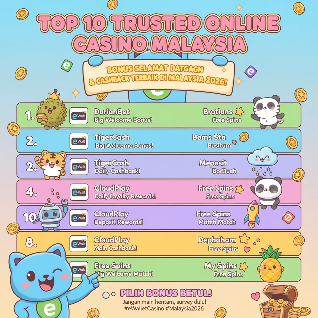 Bonus Selamat Datang & Cashback Terbaik di Malaysia