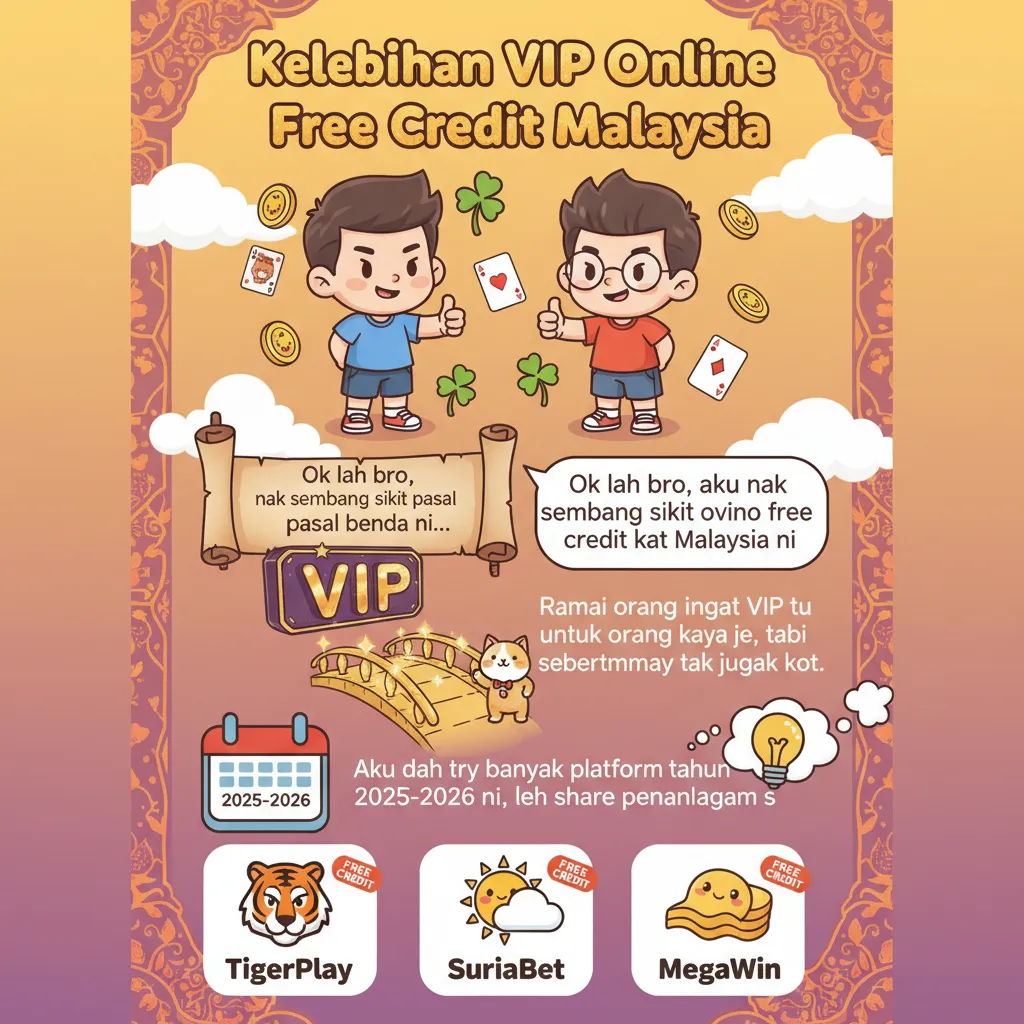 Kelebihan VIP Online Casino Free Credit Malaysia