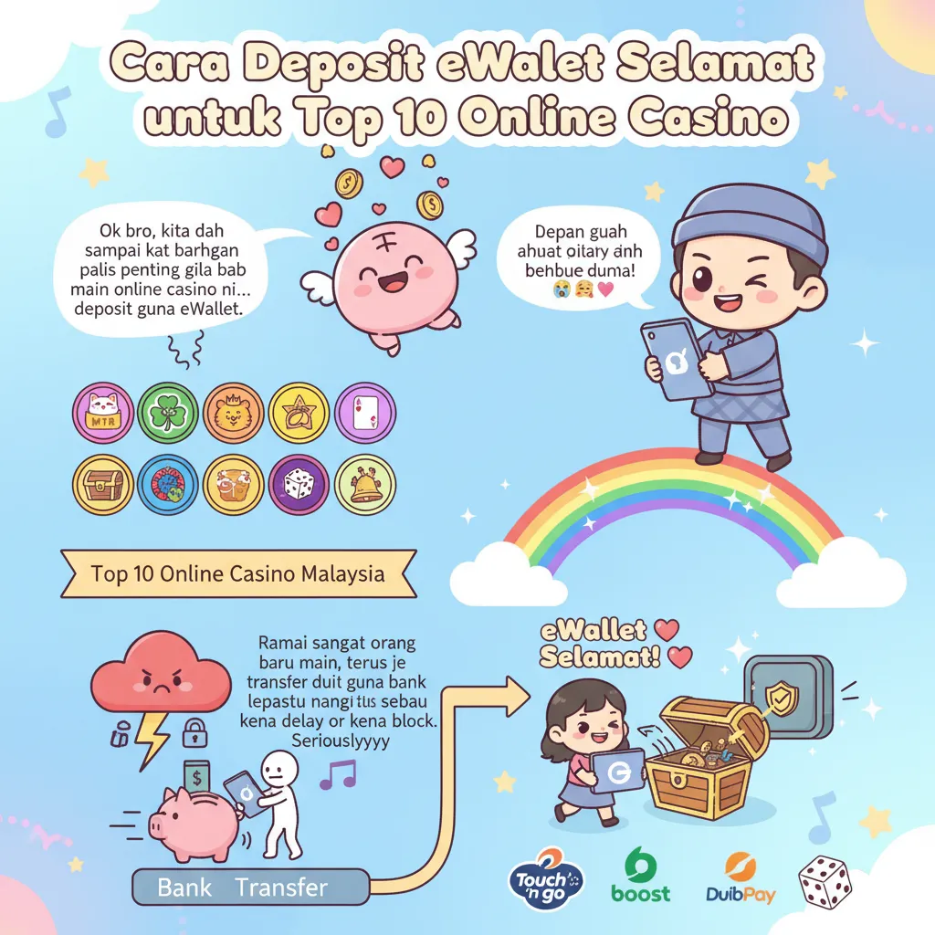Cara Deposit eWallet Selamat untuk Top 10 Online Casino