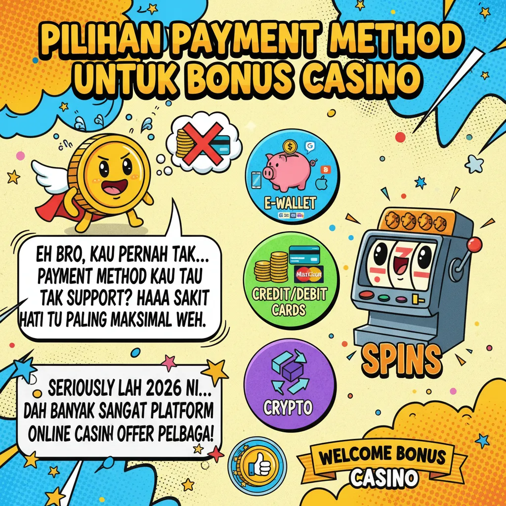 Pilihan Payment Method Untuk Bonus Casino